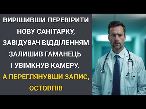 Видео: Вирішивши перевірити нову санітарку, зав відділенням залишив гаманець і увімкнув камеру...