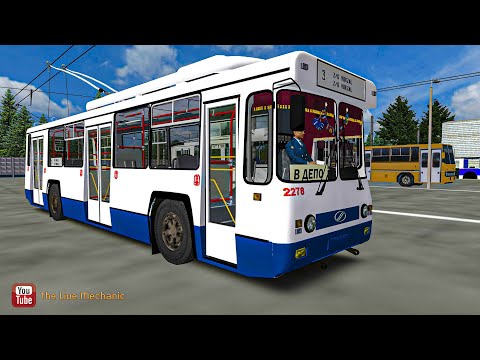 Видео: БТЗ-5276-04 Троллейбус OMSI 2 / Trolleybus  BTZ