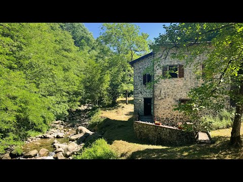 Видео: Старинная итальянская водяная мельница на продажу
