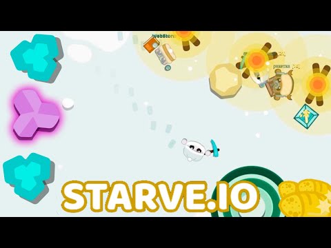 Видео: Грандиозные цели в Starve.io