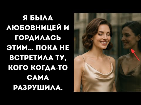 Видео: Я была любовницей и гордилась этим… Пока не встретила ту, кого когда-то сама разрушила.