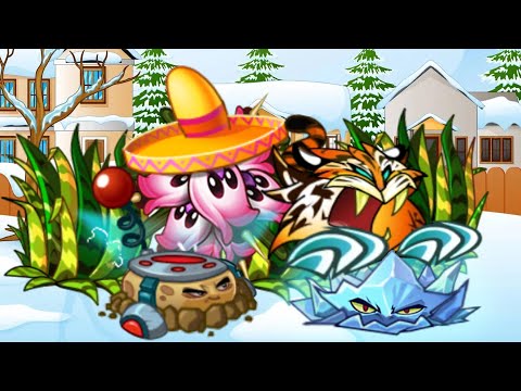 Видео: Новогодняя команда новых растений. РАСТЕНИЯ против ЗОМБИ 2 или PLANTS vs ZOMBIES 2. Серия 220