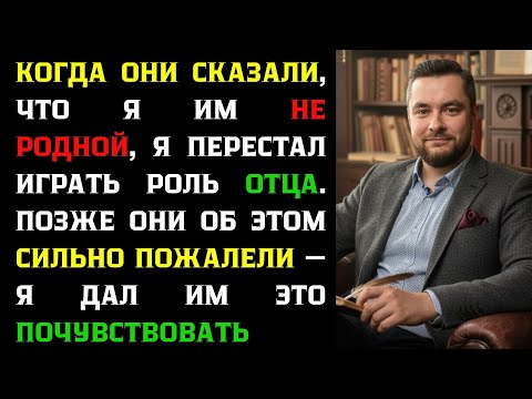 Видео: Они сказали, что я им не родной, я перестал играть роль отца. Позже они об этом сильно пожалели...