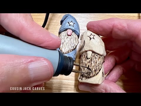 Видео: Как выжигать текстуру и детали в резьбе по дереву