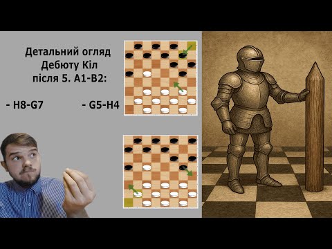 Видео: Детальний огляд Дебюту "Кіл" після 5. А1-В2: H8-G7 та G5-H4