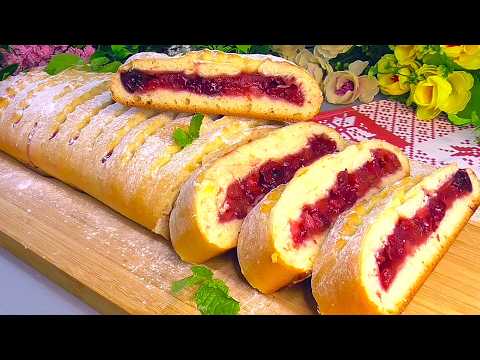 Видео: Бабушка научила! Вишнево-яблочный пирог, который тает во рту! Просто и очень вкусно!