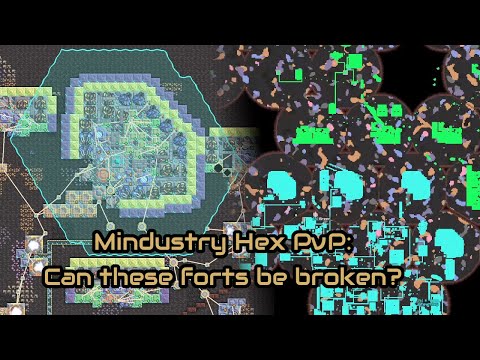 Видео: Mindustry Hex PvP: можно ли разрушить эти форты?