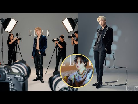 Видео: Фотограф Элль в восторге! 😍 Чимин из BTS демонстрирует двойственность ⚖️ и идеальные движения 💫 с...