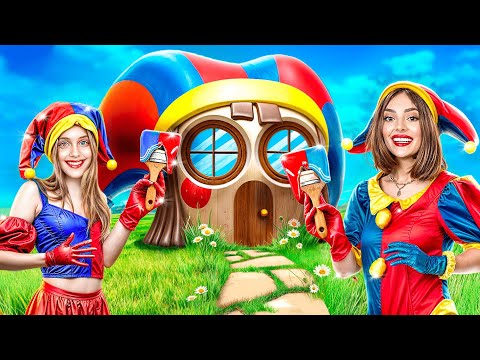 Видео: Мы построили секретный домик POMNI! The Amazing Digital Circus!