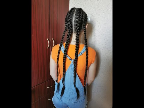 Видео: Как плести брейды