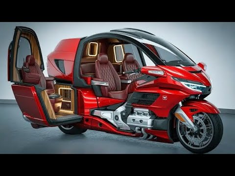 Видео: Футуристический Роскошный Трицикл 2026 — Мотоцикл Будущего с Комфортом Суперкара 