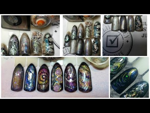Видео: Юлия Билей - Перламутровые ракушки / Julia Biley - Pearly seashell nail art Periscope