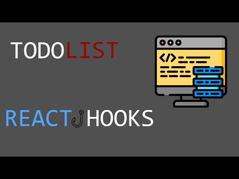 Видео: Простой ТудуЛист на React. TodoList React-Hooks