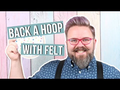 Видео: Как закрыть обратную сторону пялец | Вышивка крестом «Гусеница»