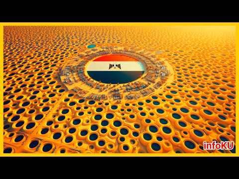 Видео: Египетская пустыня становится морем | Египет выкапывает тысячи бассейнов в пустыне