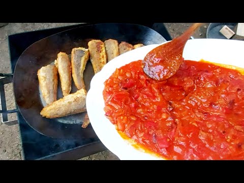 Видео: Рыба -  очень  вкусная, пропитанная ароматом и вкусом томатов.