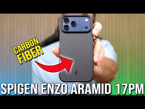 Видео: Spigen Enzo Aramid Fiber для iPhone 17 Pro Max