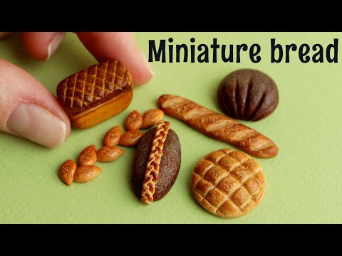 Видео: Хлеб из полимерной глины\Polymer clay bread
