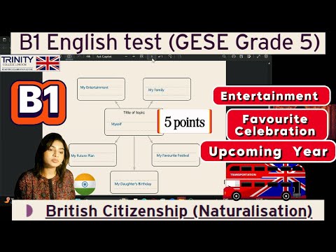 Видео: Тест по английскому языку B1 (GESE, 5 класс) | Британское гражданство SELT | Тринити-колледж Лонд...