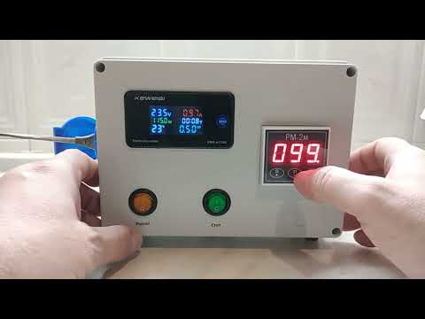 Видео: Регулятор для ТЭНа на РМ 2м настройка