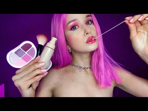 Видео: ASMR Makeup💕ГРУБАЯ ТОКСИК Одноклассница делает МАКИЯЖ тебе Ролевая Игра. Fast & Agressive. Gum