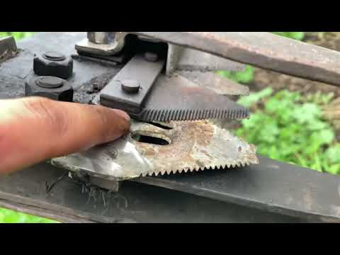 Видео: Доновские прижимы на беспальцевую сегментную косилку.