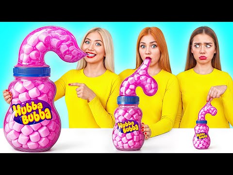 Видео: Большая, Средняя или Маленькая Тарелка Челлендж | Фантастические Кухонные Рецепты Candy DO