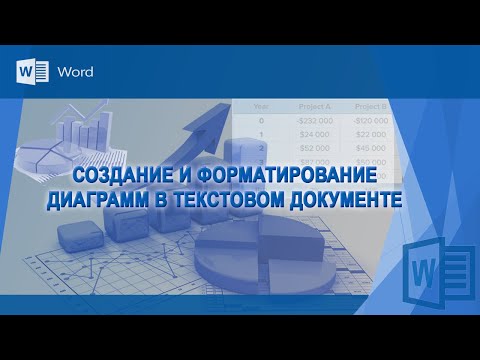 Видео: Создание диаграмм средствами текстового процессора Microsoft Word