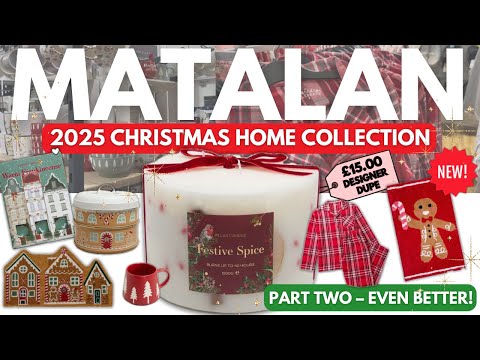 Видео: Рождественская коллекция товаров для дома Matalan 2025 ⭐ НОВЫЕ must-have и DUPES (Часть вторая)