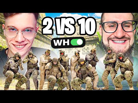 Видео: 2 ЧИТЕРА VS 10 ГЛОБАЛОВ! КТО СИЛЬНЕЕ В CS2!?