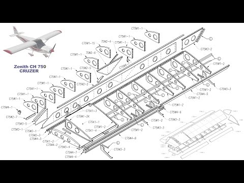Видео: Сборка самолета Zenith CH 750 Cruzer: Часть первая: Внутренняя сборка крыла