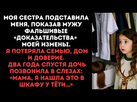 Видео: Моя сестра подставила меня, показав мужу фальшивые «доказательства» моей измены. Я потеряла семью