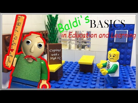 Видео: LEGO Мультфильм Baldi /  Baldi's Basics in Education and Learning / LEGO Stop Motion