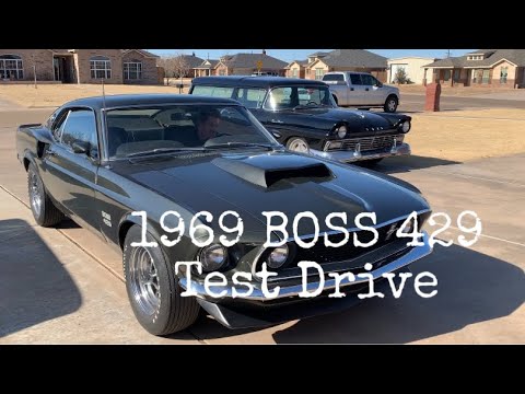 Видео: Тест-драйв Ford Mustang Boss 429 1969 года, NASCAR Streetcar Musclecar Kaase