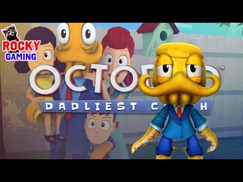 Видео: МОЙ ПАПА - ОСЬМИНОГ?! Рокки играет в Octodad: dadliest catch!