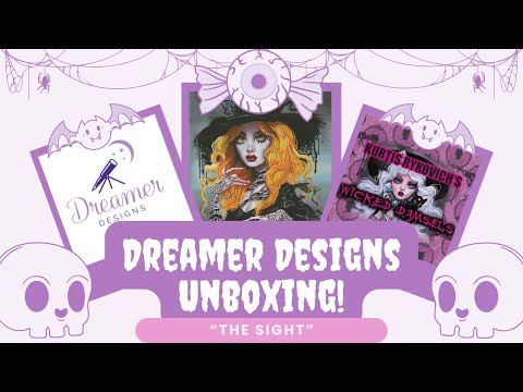 Видео: Распаковка алмазной картины || «Зрение» Куртиса Рыковича из Dreamer Designs || Я в восторге!