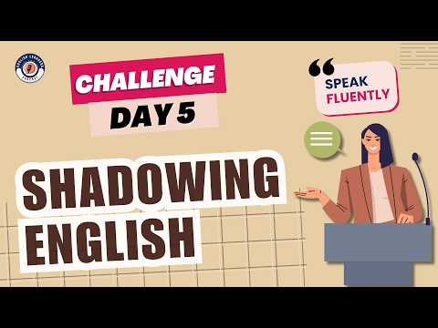 Видео: Практика разговорного английского языка в режиме Shadowing: 5-дневный марафон разговорного англий...