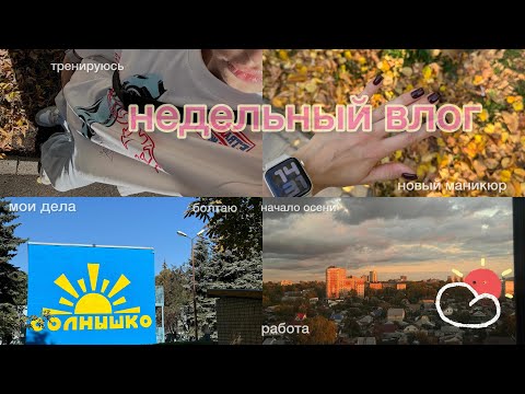 Видео: недельный влог: начало осени/болтаю/занимаюсь собой