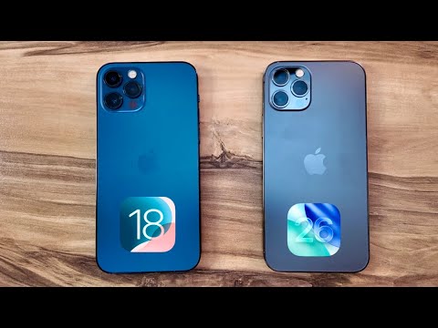 Видео: iOS 18 против iOS 26 на iPhone 12 Pro