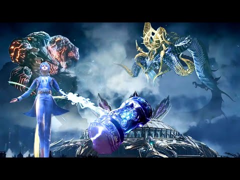 Видео: БОЕВОЙ КОНТИНЕНТ 2 - Молот Чистого Неба вызвал божественных зверей: Да Мин и Эр Мин спустились!