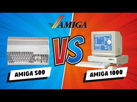 Видео: В чем разница между Amiga 500 и Amiga 1000 – какой Commodore Amiga доминирует?