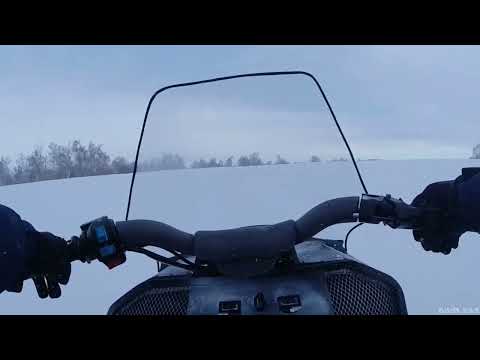 Видео: Самодельный снегоход