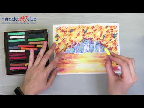 Видео: Осенний пейзаж "Прогулка"