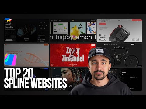 Видео: ТОП 20 сайтов с Spline, где 3D работает, а не просто двигается