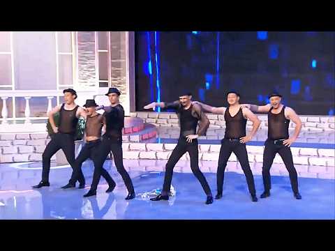 Видео: Что? Где? Когда?, Видеооткрытка от мэра Камызяка, Подтанцовка Леонтьева - КВН Камызяки