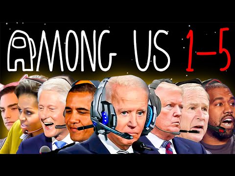 Видео: Президенты США играют среди нас 1-5