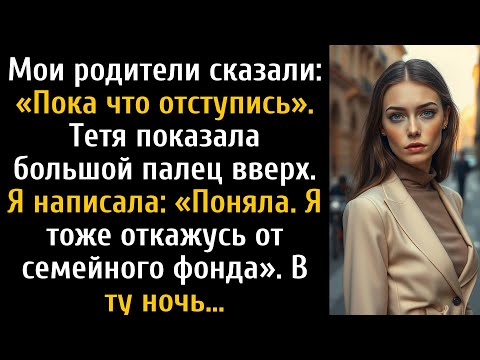 Видео: Мои родители отправили групповое сообщение: «Лучше всего, если ты пока отойдешь в сторону».