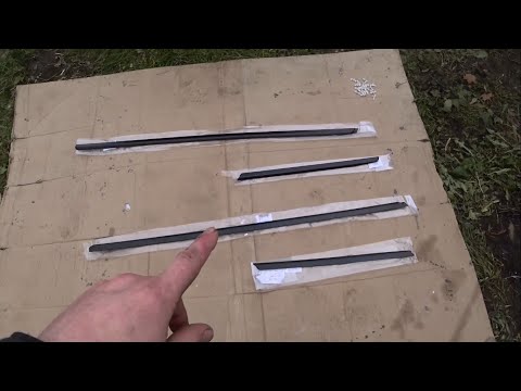 Видео: Как установить пластиковые накладки порогов Porsche Cayenne [Порше Кайен] VW Touareg [Туарег]