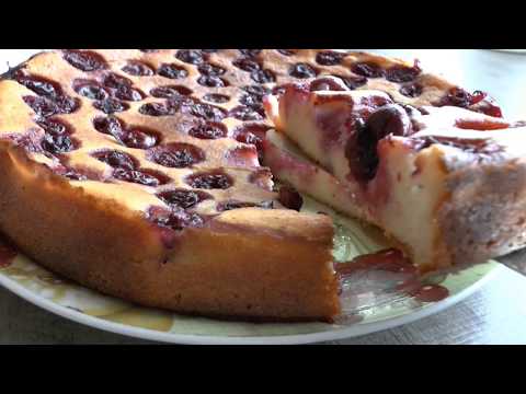 Видео: Нежный пирог с рикоттой и вишней/A delicious pie with ricotta and cherry