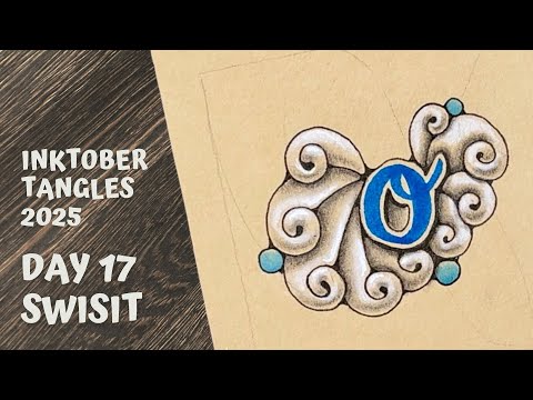 Видео: Inktober Tangles 2025 — День 17 — SWiSit